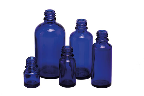 Tropfflaschen Blauglas